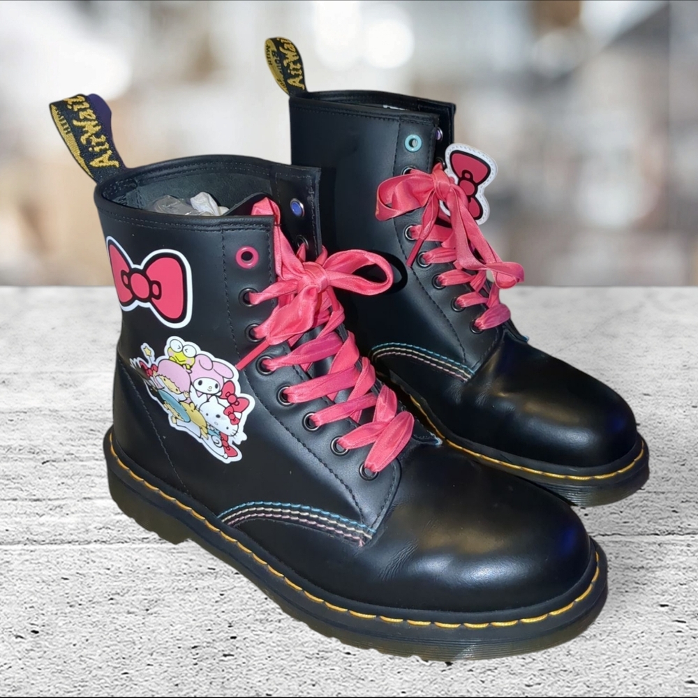 Hello Kitty And Friends Dr. Martens 1460 Boots Size 10L